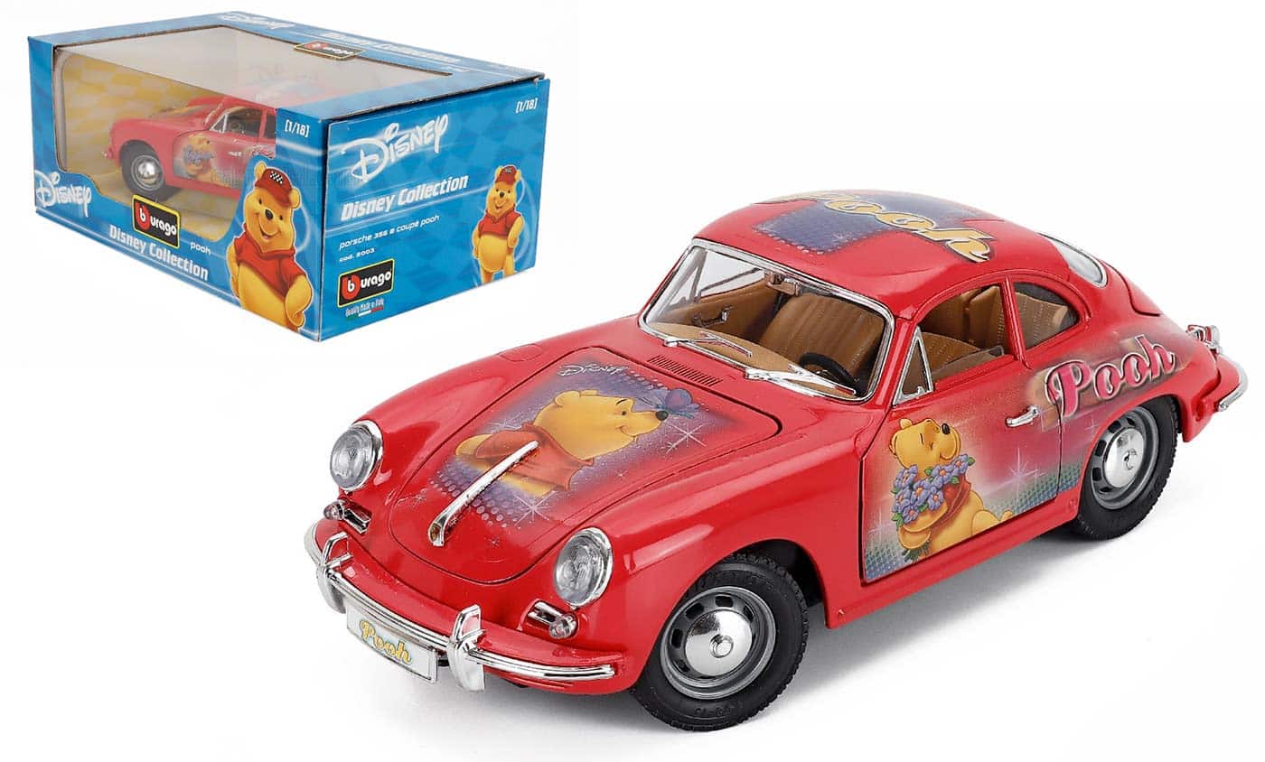 Carmodel a retrouvé des Porsche 356 Disney 1/18 de Bburago
