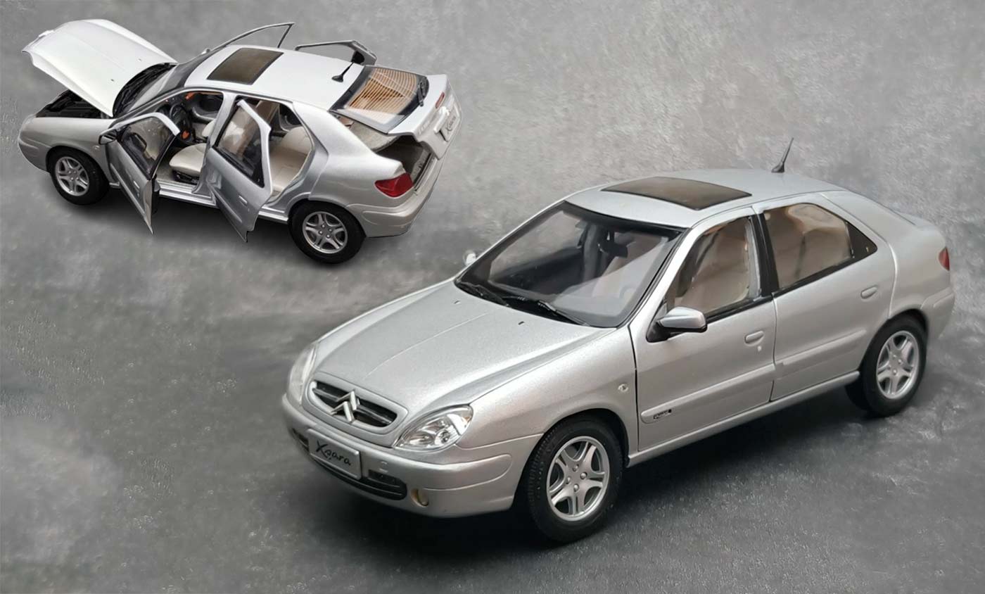 Quelques Citroën Xsara 1/18 de Paudi sont de retour