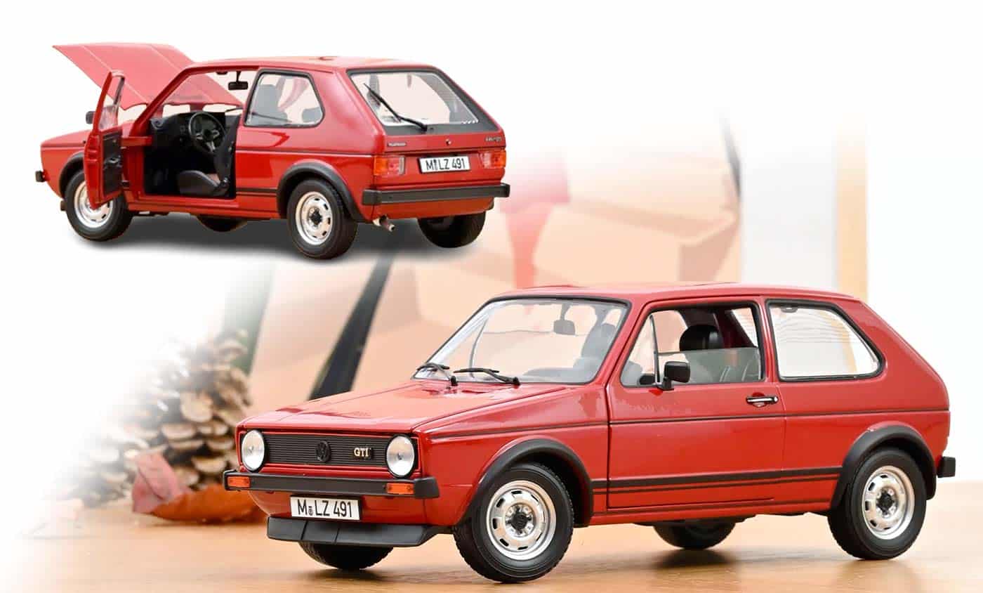 Norev ressort (encore) la Volkswagen Golf I GTI à l&rsquo;échelle 1/18