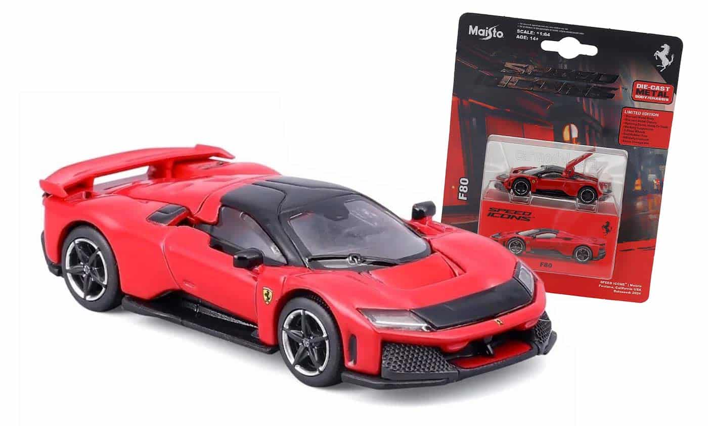Maisto dévoile une gamme de Ferrari à l&rsquo;échelle 1/64