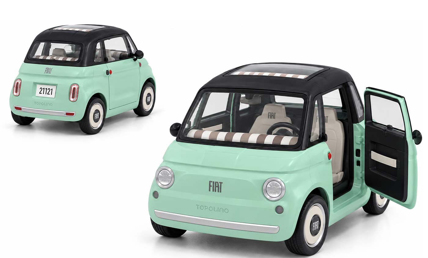 La Fiat Topolino annoncée chez Bburago à l&rsquo;échelle 1/24