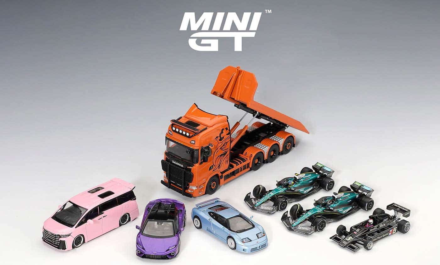 Mini GT officialise un Scania plateau à l&rsquo;échelle 1/64 (mais pas que)