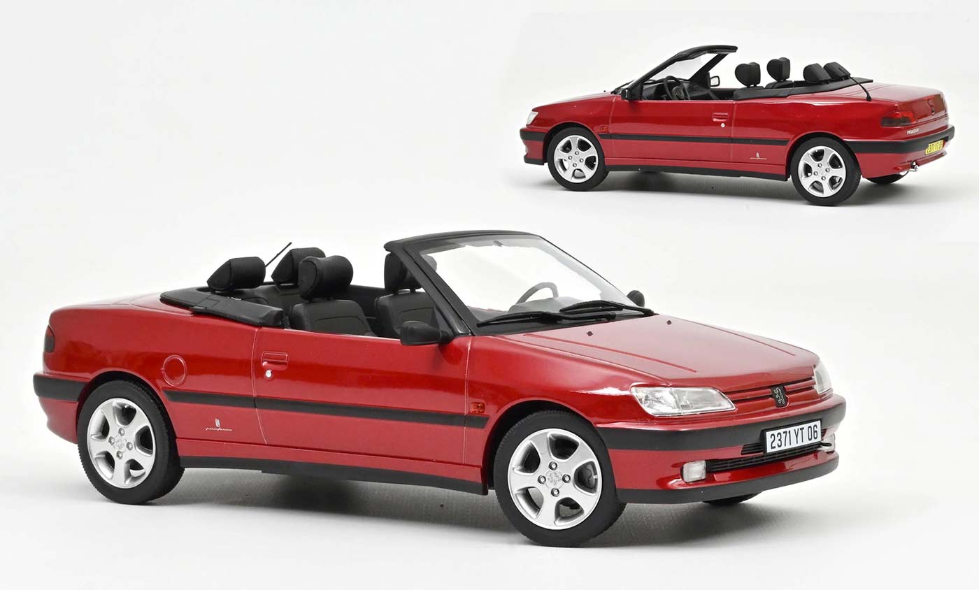 Norev officialise la Peugeot 306 cabriolet à l&rsquo;échelle 1/18