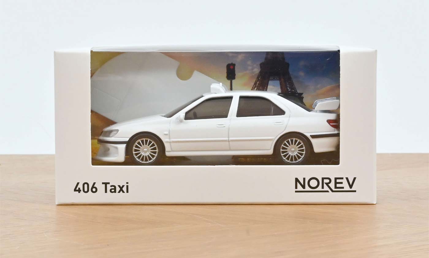 Vendue 12 €, voici la Peugeot 406 Taxi 1/43 de Norev
