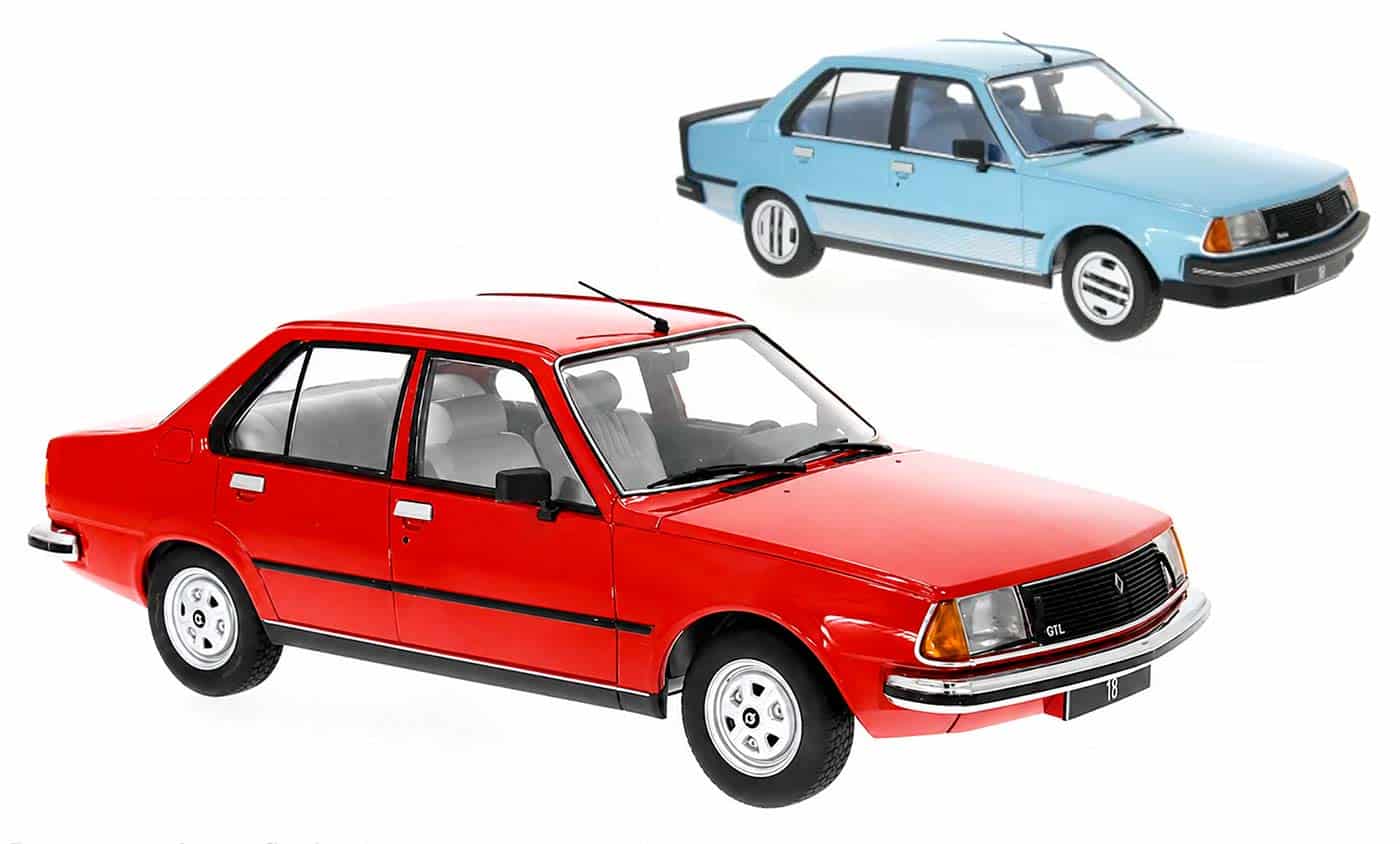 MCG dévoile une jolie Renault 18 à l&rsquo;échelle 1/18
