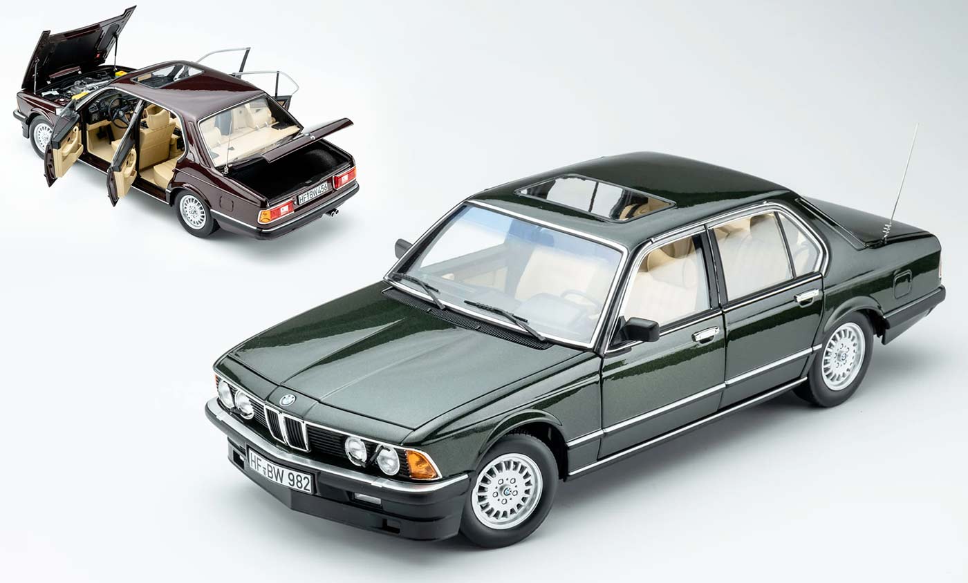 Pas chère et bluffante : la BMW 745i (E23) 1/18 de Touring