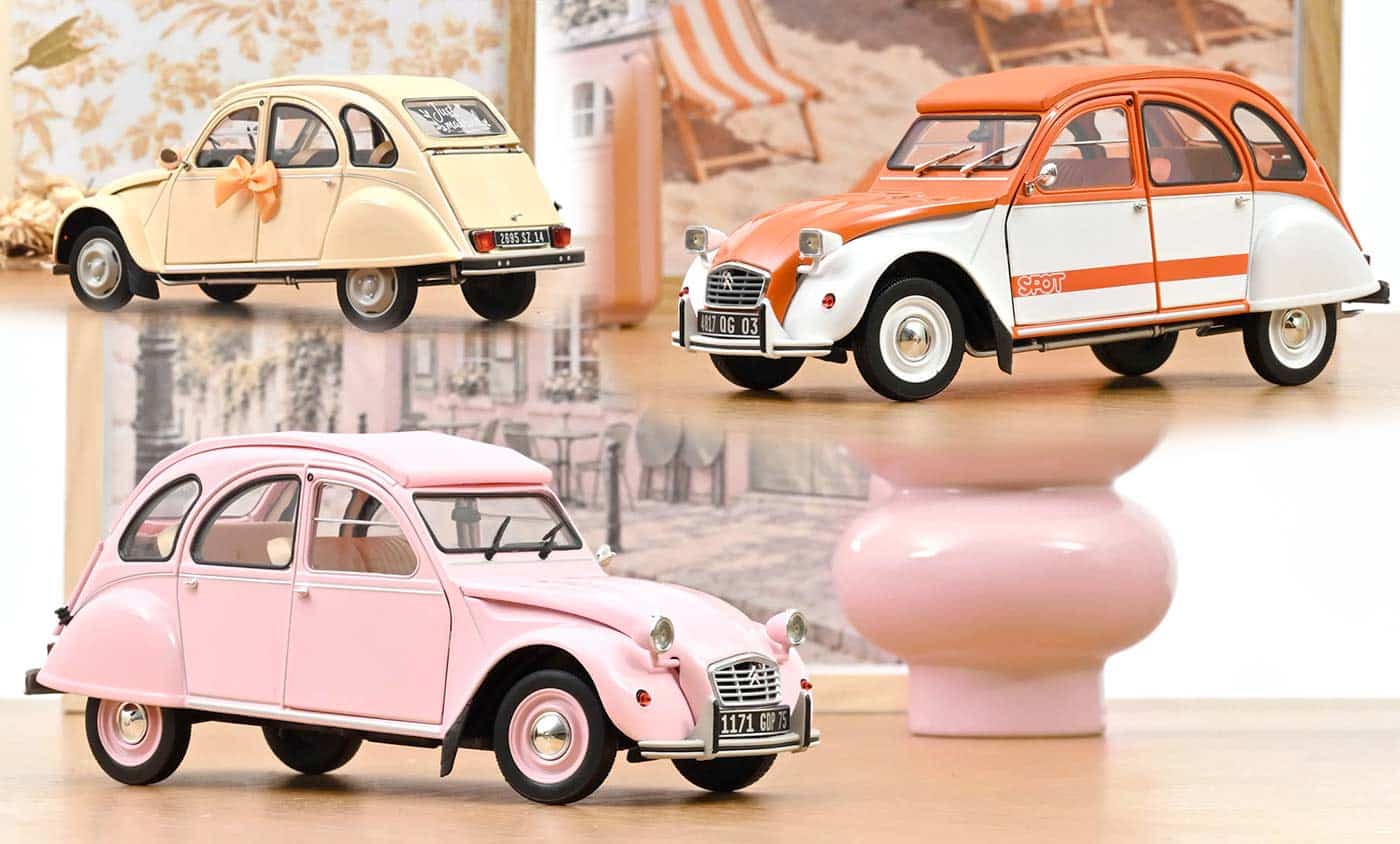 Norev dévoile de nouvelles Citroën 2 CV à l&rsquo;échelle 1/18
