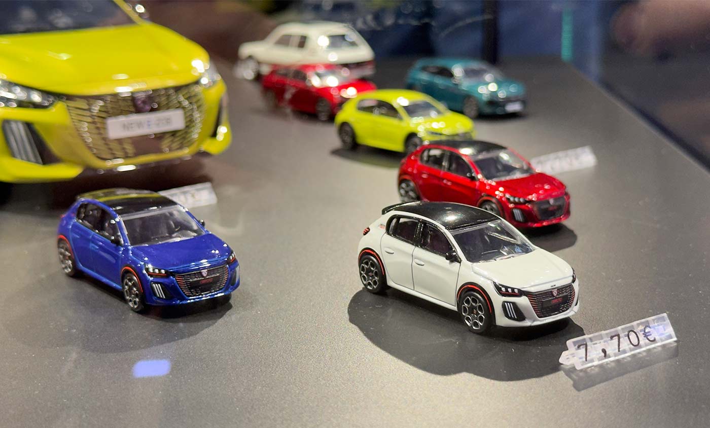 On découvre la Peugeot E-208 GTI de Norev à l&rsquo;échelle 1/64